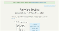 Desktop Screenshot of pairwise.org