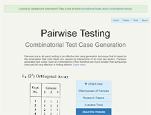 Tablet Screenshot of pairwise.org